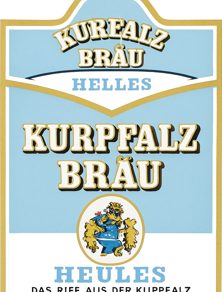 Etiket van Welde Kurpfalzbräu Helles