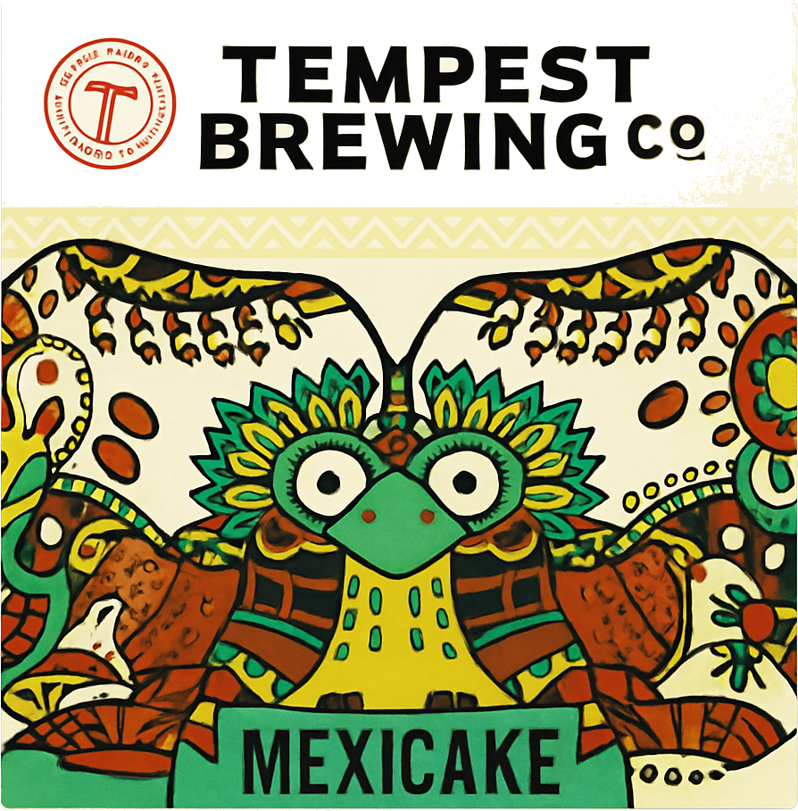 Etiket van Tempest Mexicake
