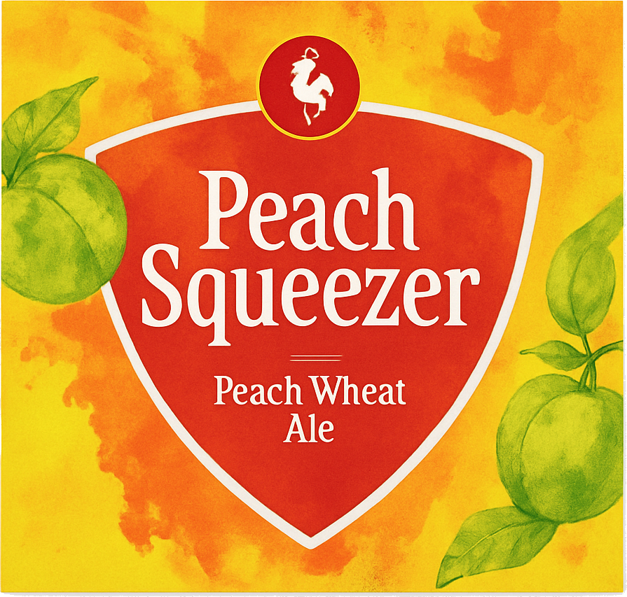 Etiket van Rock City Peach Squeezer