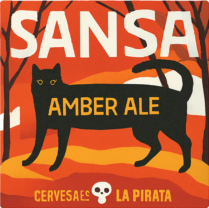 Etiket van La Pirata Sansa
