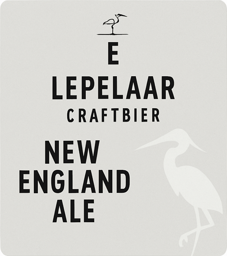 Etiket van Epe Bier Collectief Rein Quadrupel