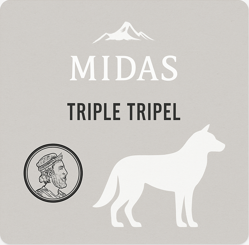 Etiket van Midas 5 Granen Tripel