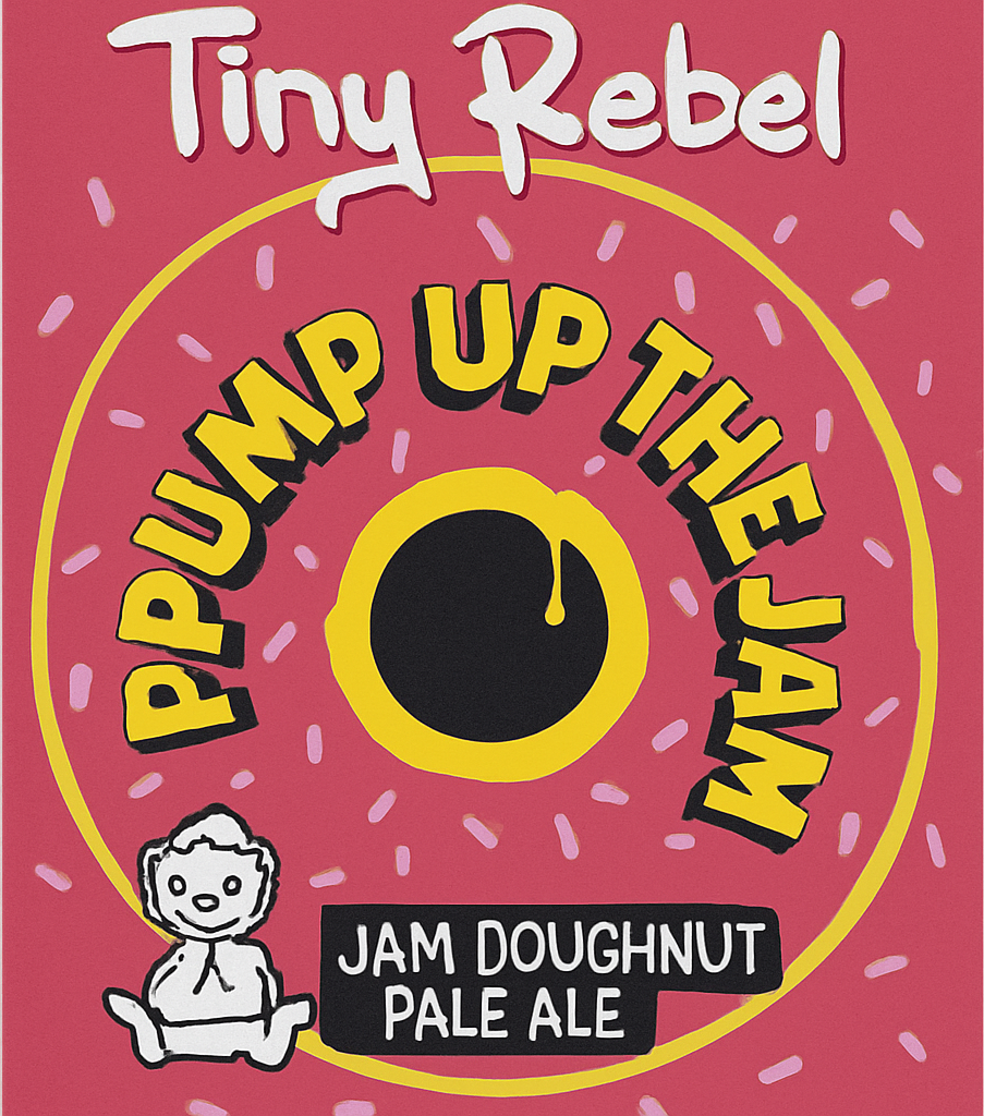Etiket van Tiny Rebel Pump Up The Jam