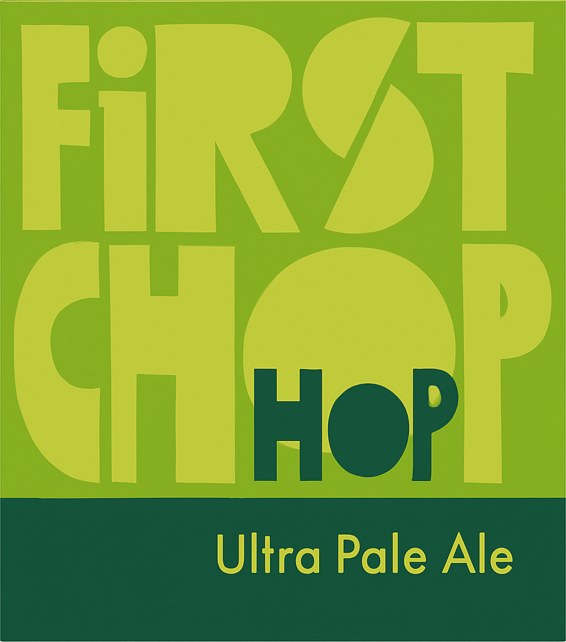Etiket van First Chop HOP