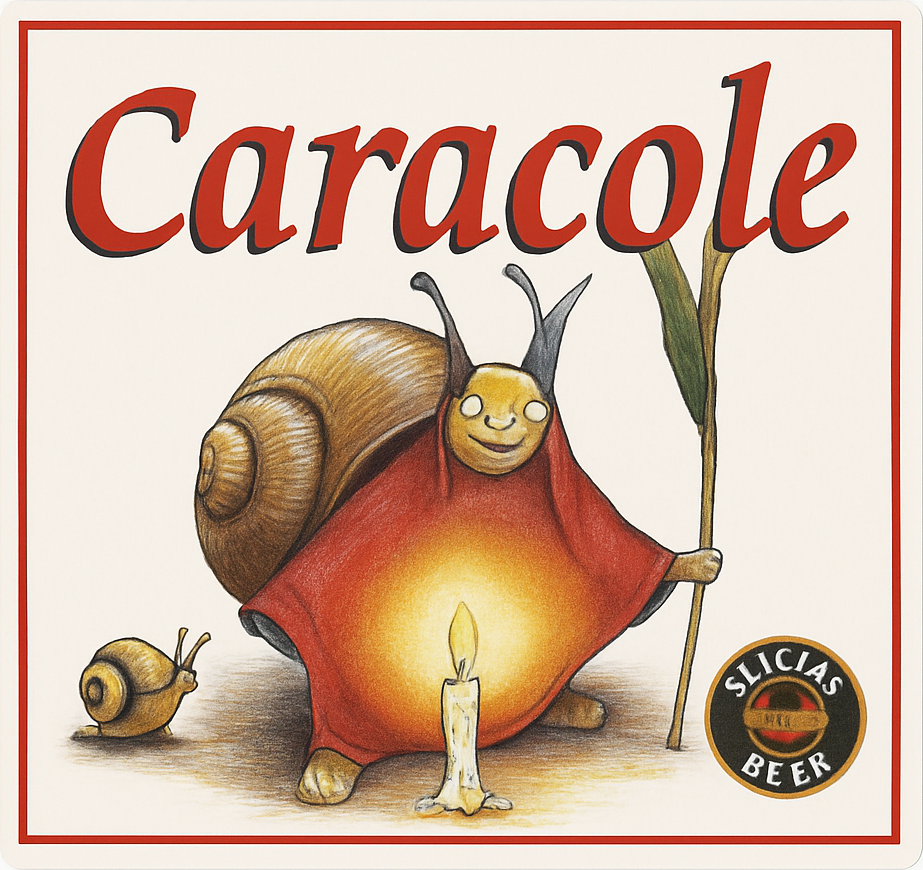 Etiket van Caracole Ambre