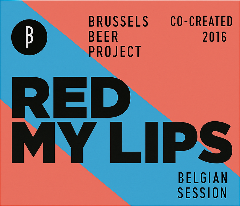 Etiket van Brussels Beer Project Red My Lips