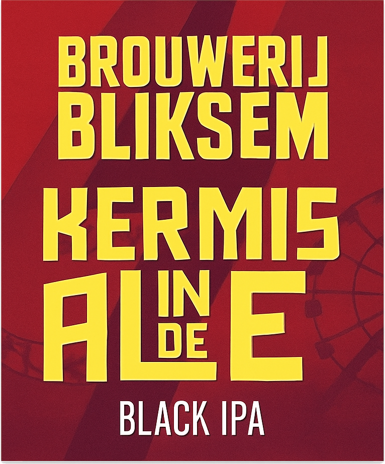 Etiket van Bliksem Kermis In De Ale