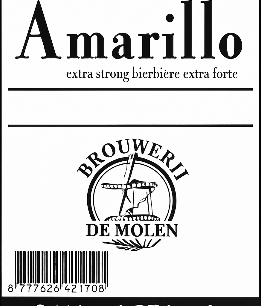 Etiket van De Molen Amarillo