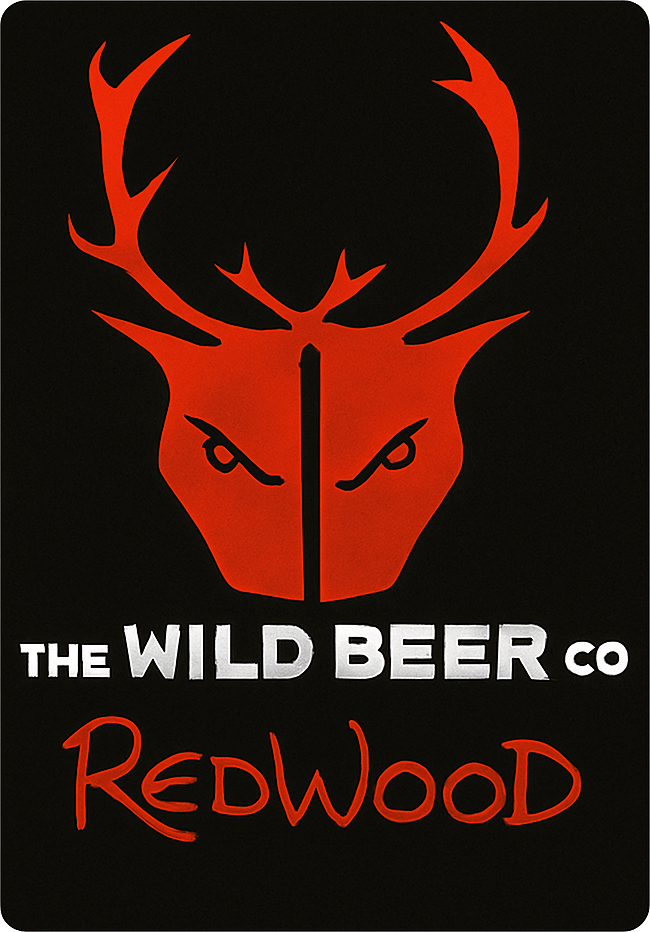 Etiket van Wild Beer Co Redwood