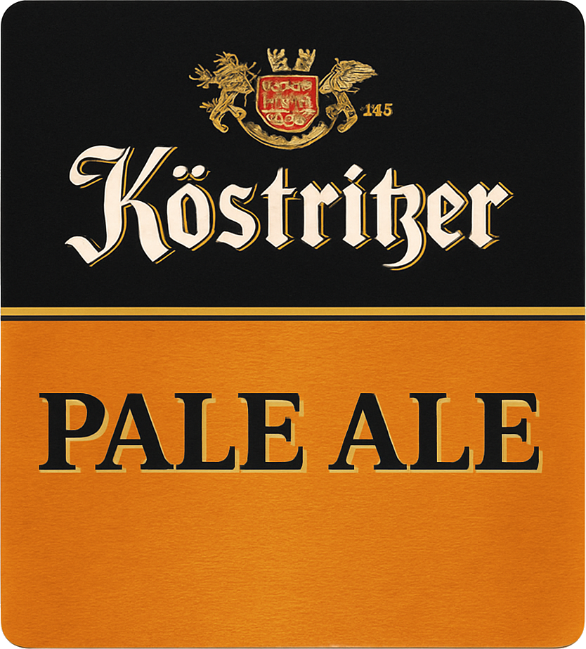Etiket van Köstritzer Pale Ale 