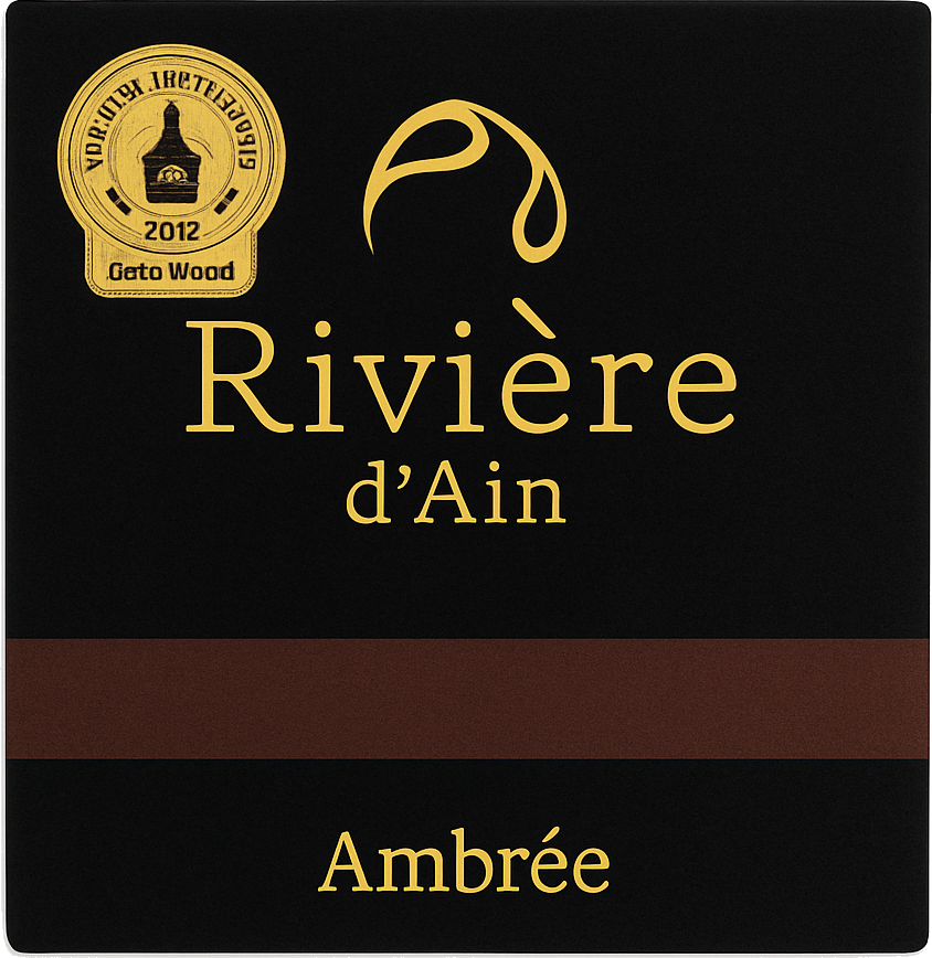 Etiket van Rivière d'Ain Ambrée