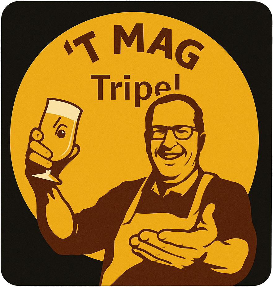 Etiket van T Mag Tripel