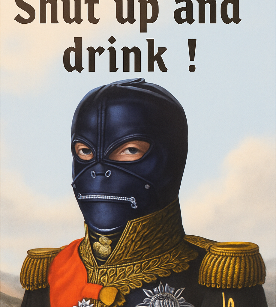 Etiket van La Débauche Shut up and drink !