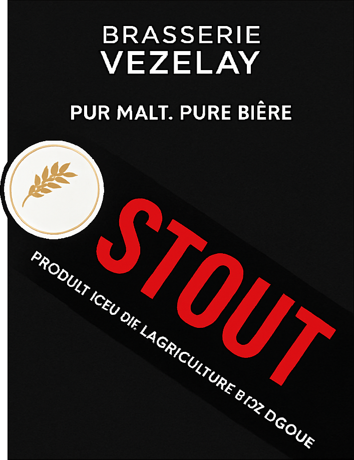 Etiket van Le Stout de Vézelay