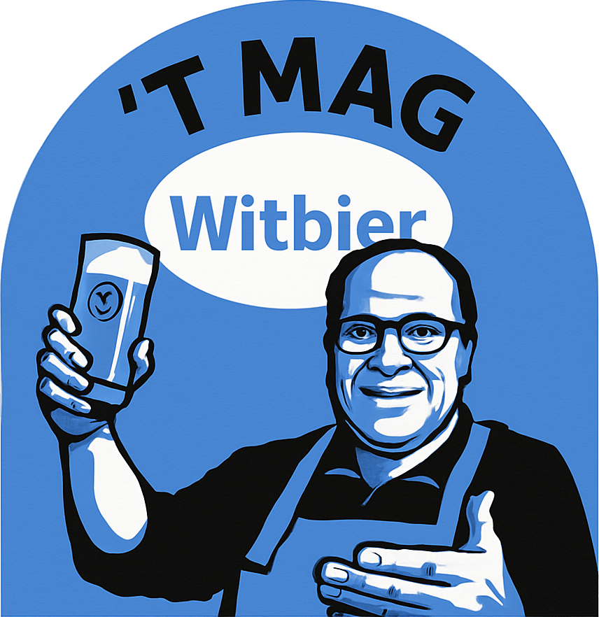Etiket van T Mag Wit