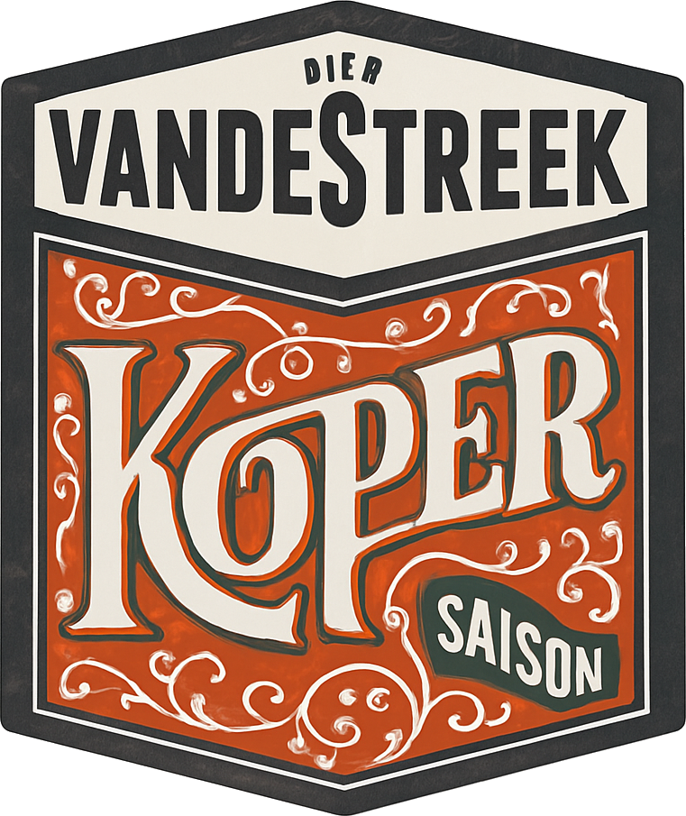 Etiket van vandeStreek Koper