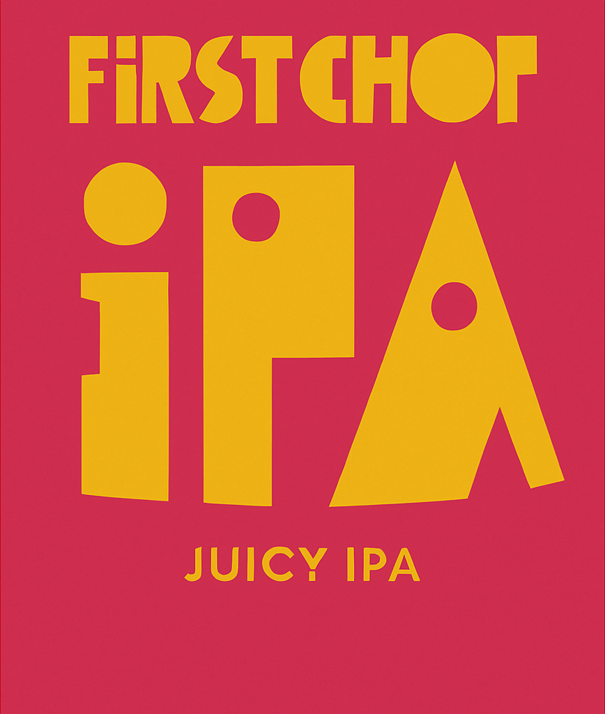 Etiket van First Chop IPA