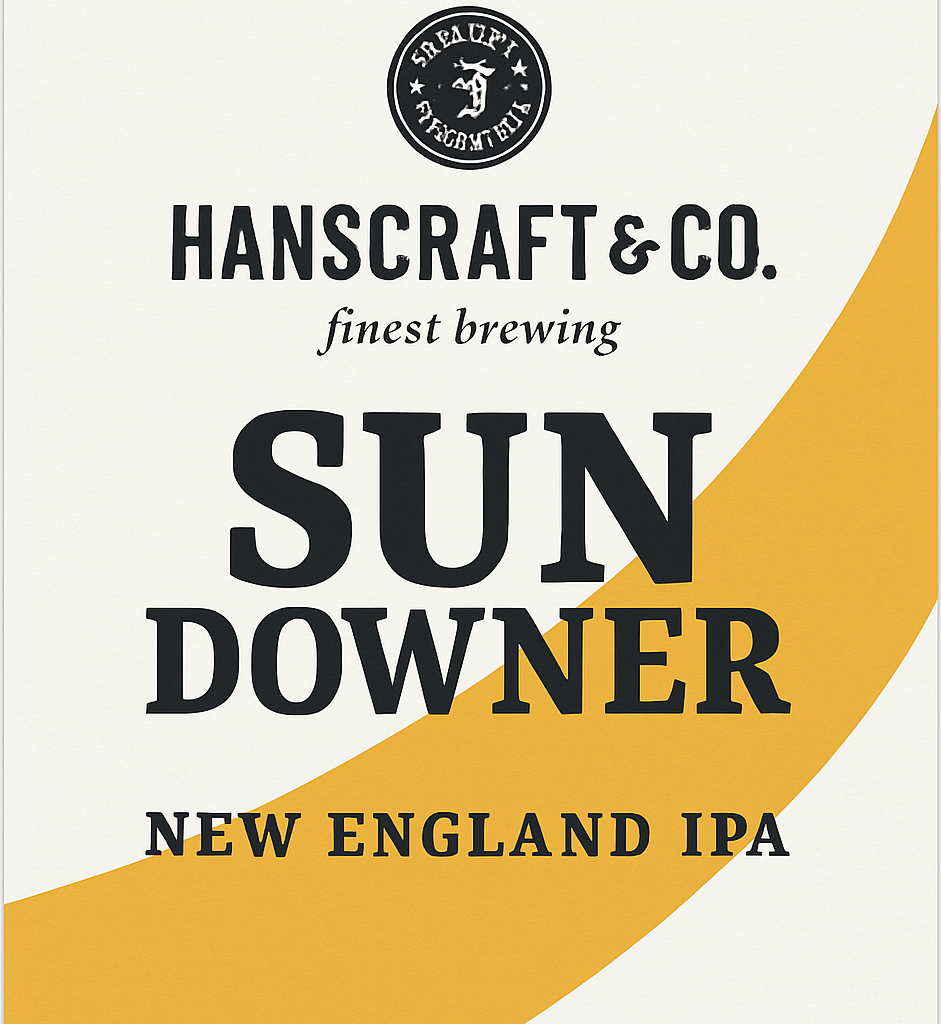 Etiket van Hanscraft & Co. Sun downer