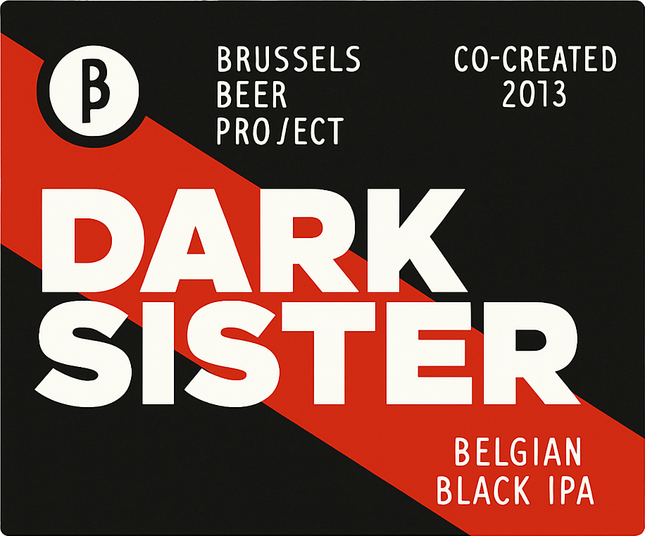 Etiket van Brussels Beer Project Dark Sister