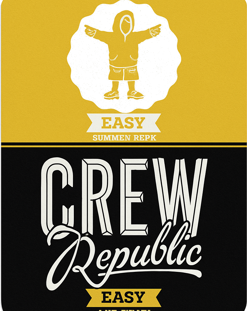 Etiket van Crew Republic Easy