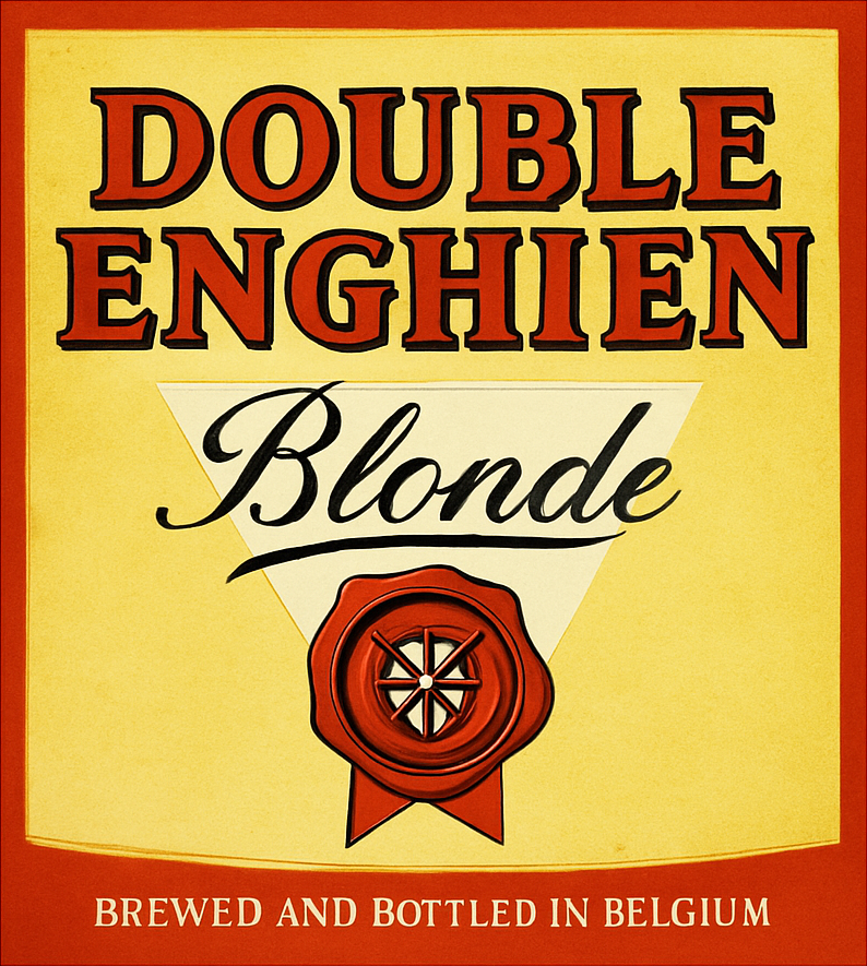 Etiket van Silly Double Enghien Blonde