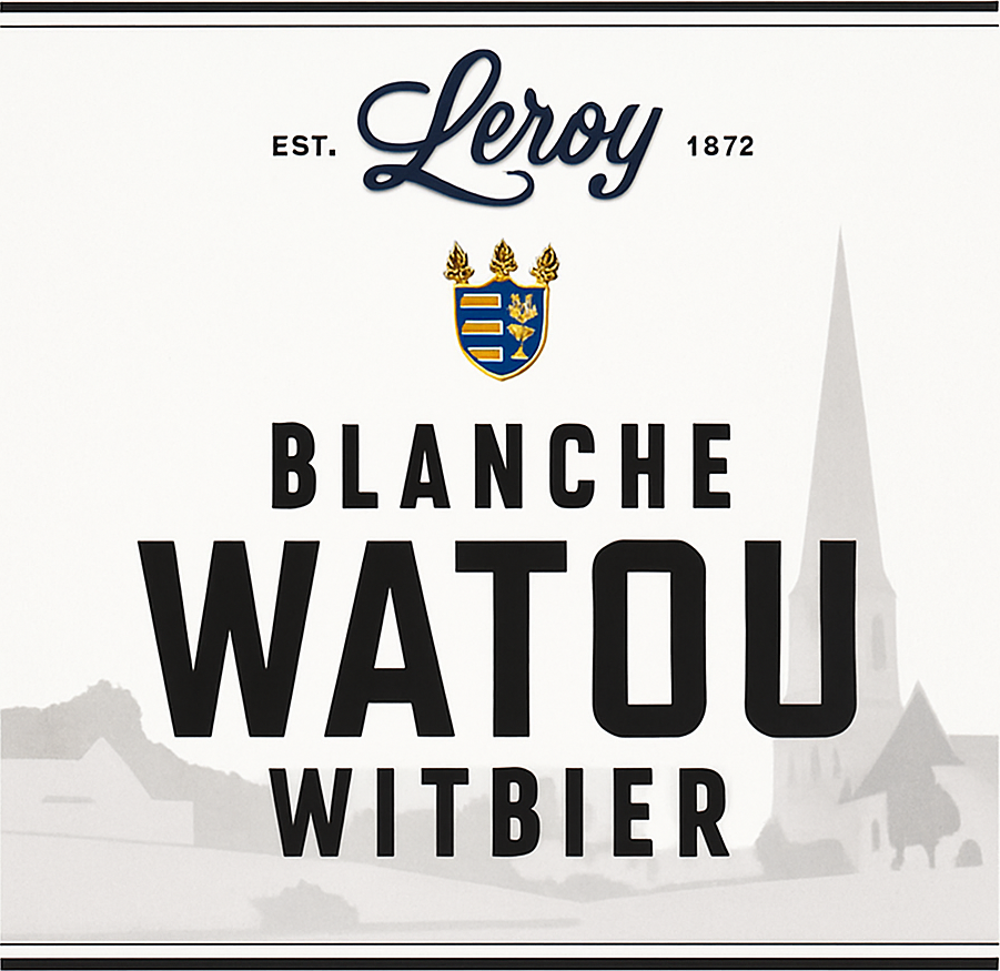 Etiket van Blanche Watou Witbier