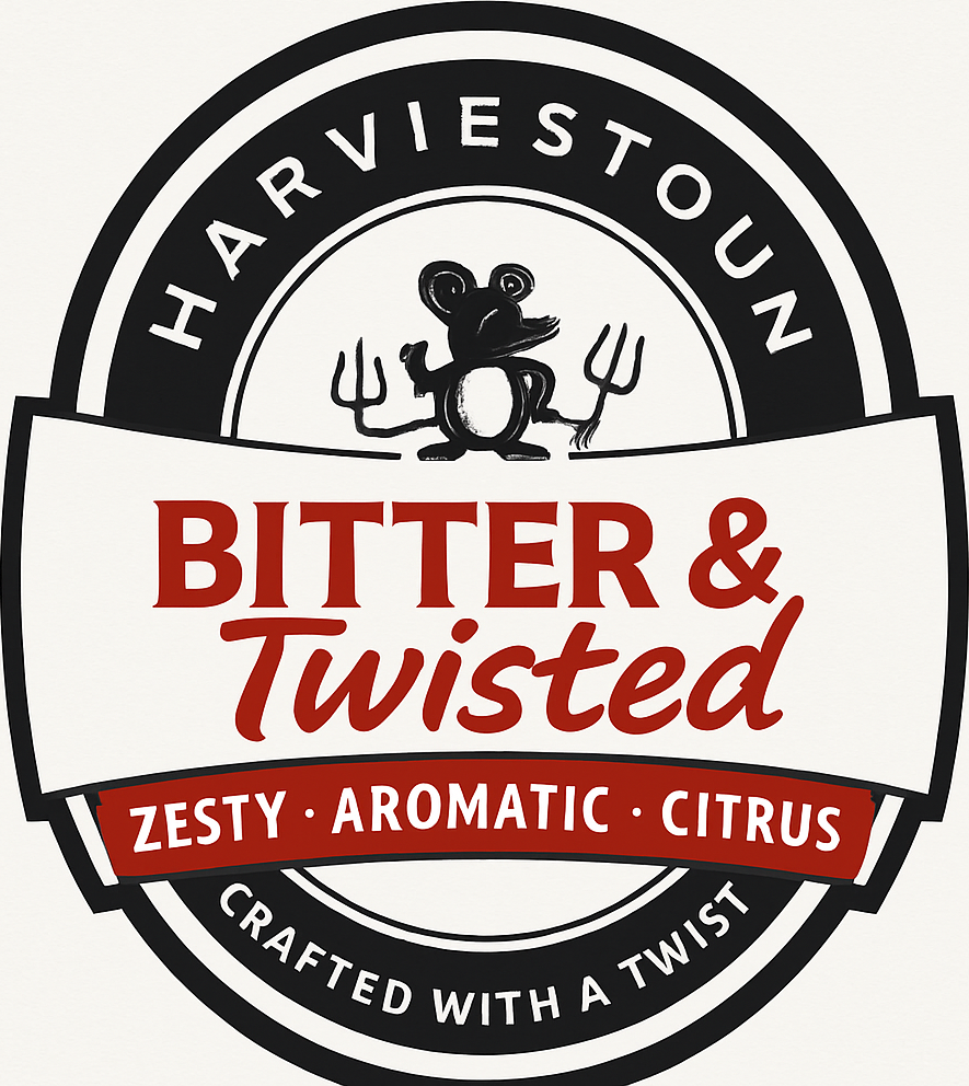 Etiket van Harviestoun Bitter & Twisted