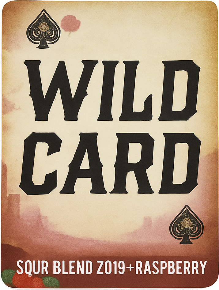 Etiket van Het Nest Wild Card Raspberry Dark Blend