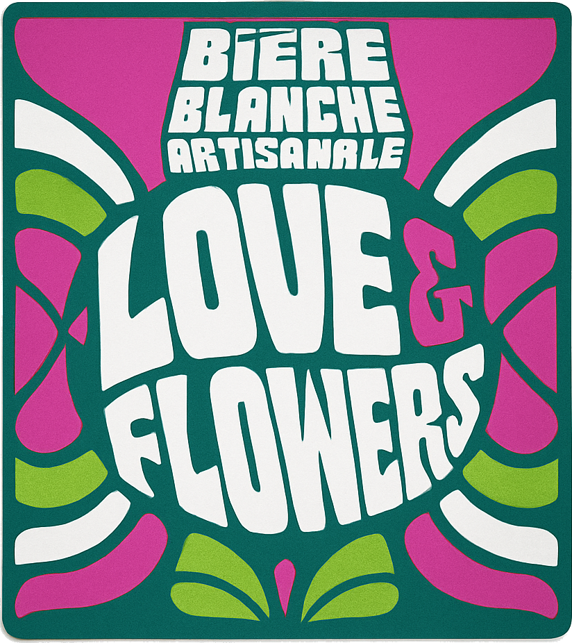 Etiket van Mélusine Love and Flowers