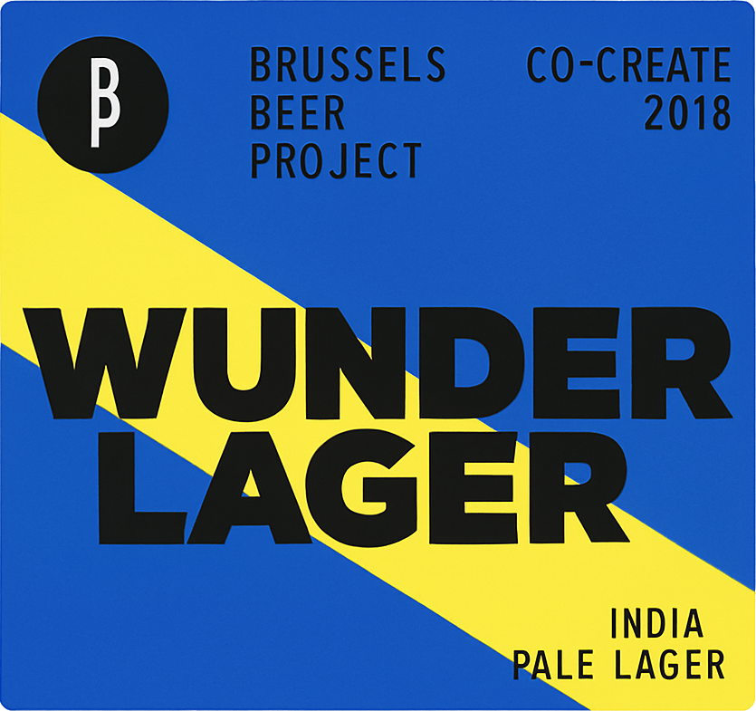 Etiket van Brussels Beer Project Wunder Lager