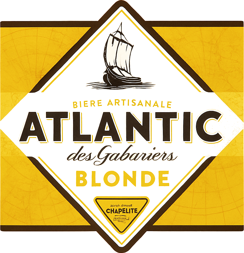 Etiket van Atlantic Blonde des Gabariers