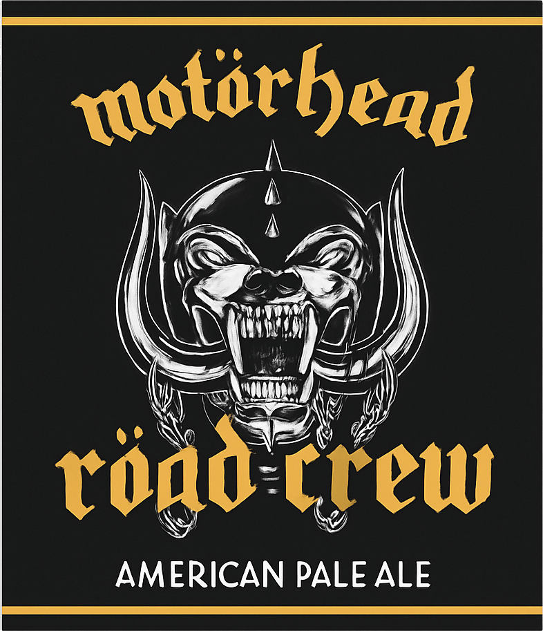 Etiket van Motorhead Road Cre