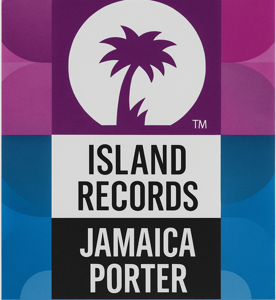 Etiket van Island Records Jamaica Porter