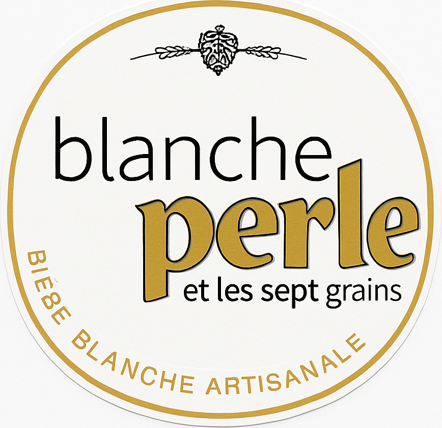 Etiket van Blanche Perle et les 7 grains