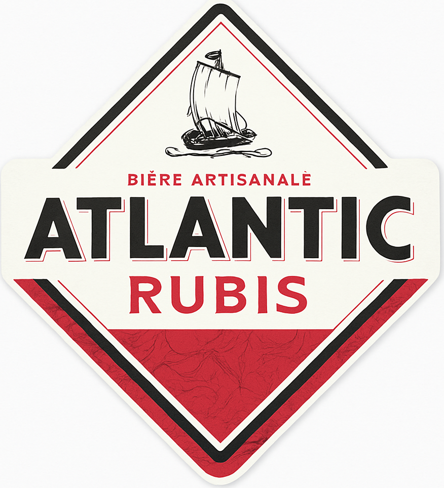 Etiket van Atlantic Rubis des Gabariers