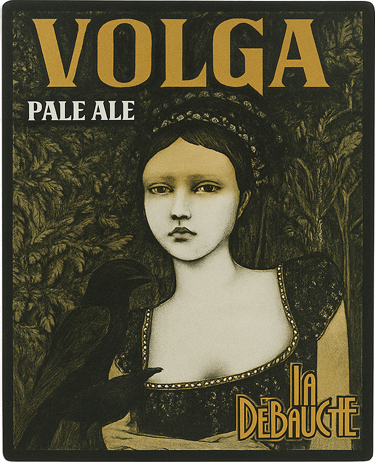 Etiket van La Débauche Volga