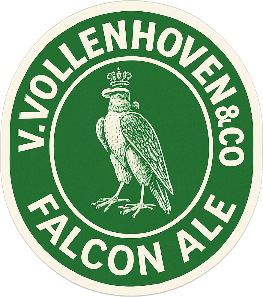Etiket van Poesiat & Kater: Van Vollenhoven Falcon Ale