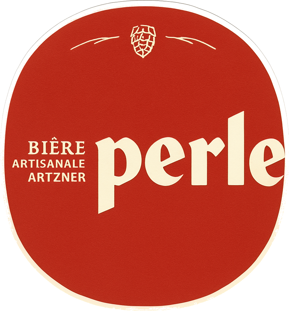 Etiket van Perle Pils