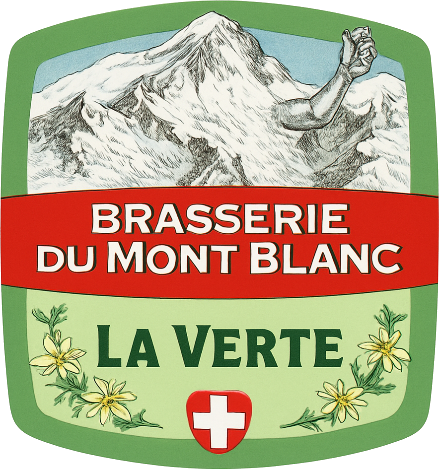 Etiket van La Verte du Mont Blanc