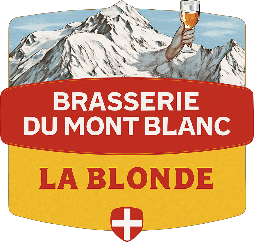Etiket van La Blonde du Mont Blanc