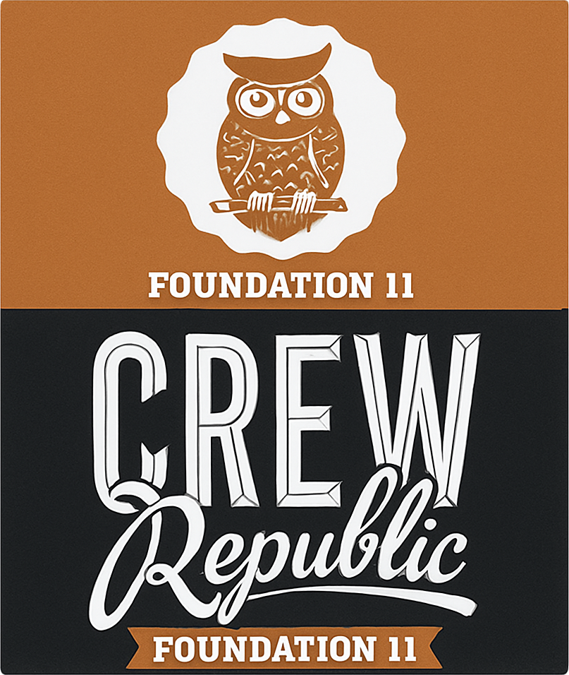 Etiket van Crew Republic Foundation 11