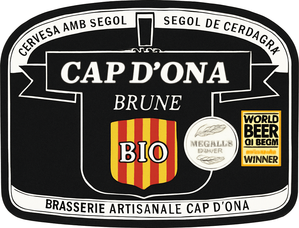 Etiket van Cap d'Ona Brune Bio au Seigle