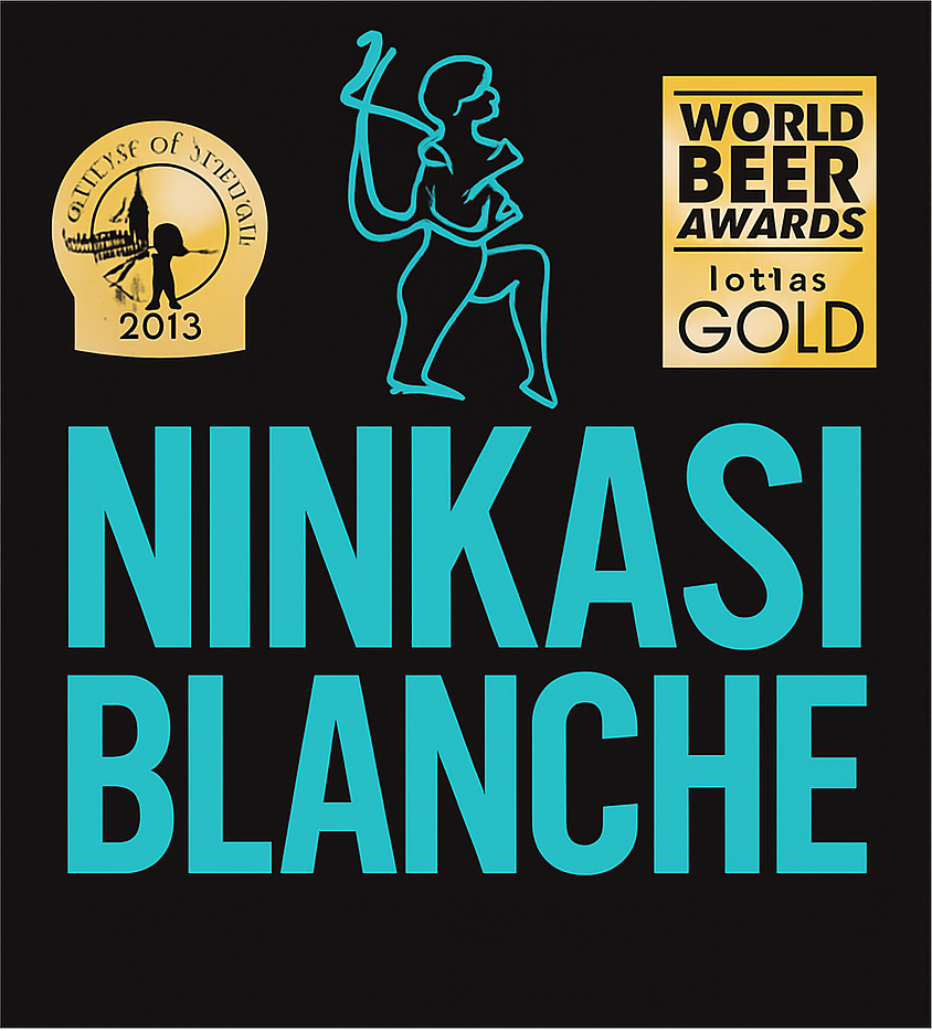 Etiket van Ninkasi Blanche