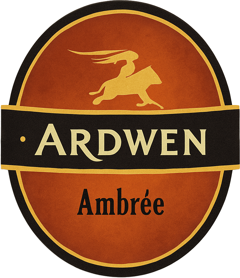 Etiket van Ardwen Ambrée