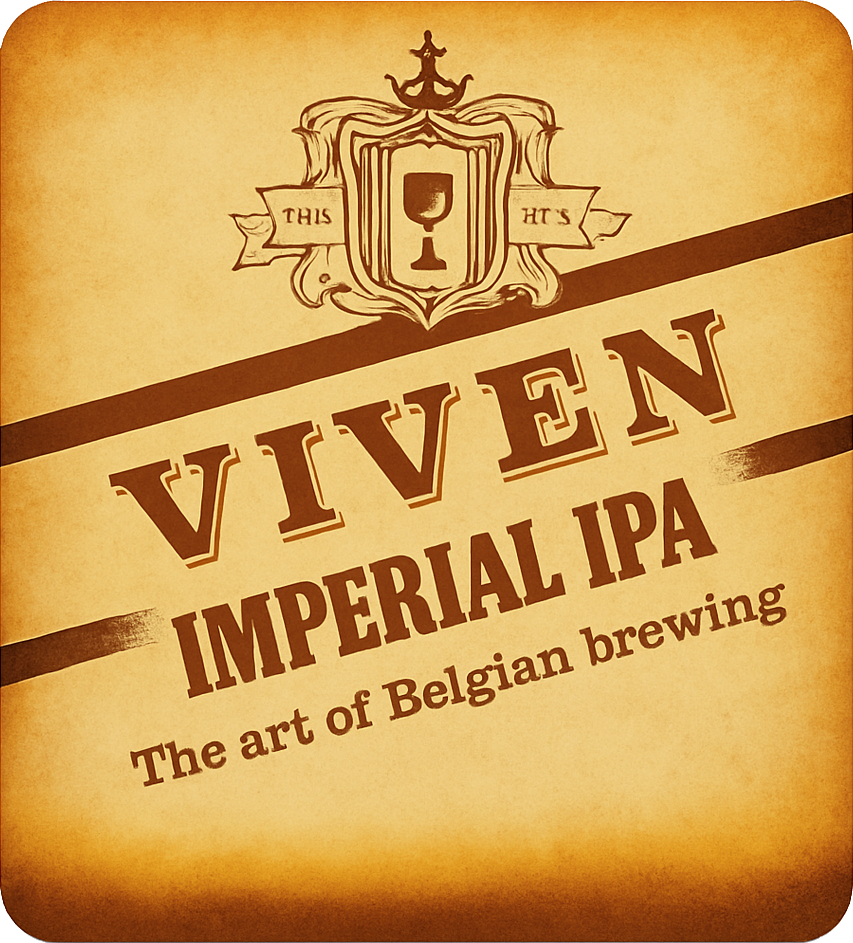 Etiket van Viven Imperial IPA