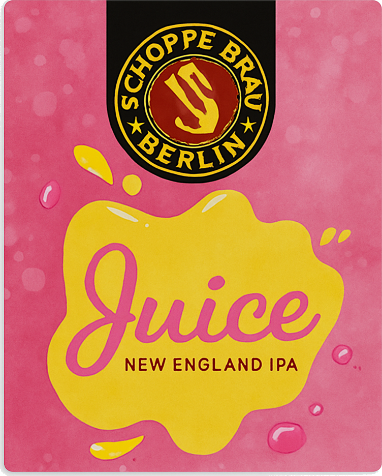 Etiket van Schoppe Bräu Juice