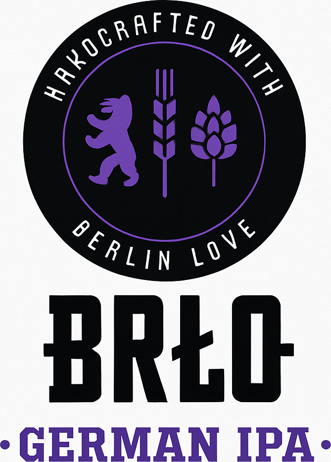Etiket van BRLO German IPA