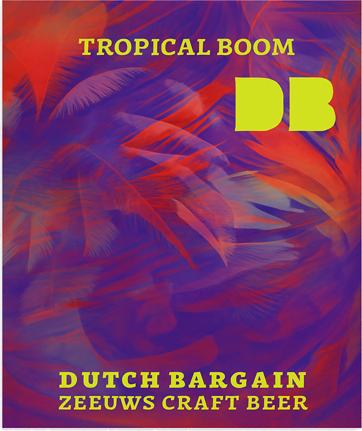 Etiket van Dutch Bargain Tropical Boom