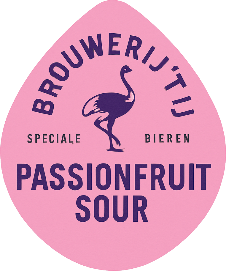 Etiket van t IJ Passionfruit Sour