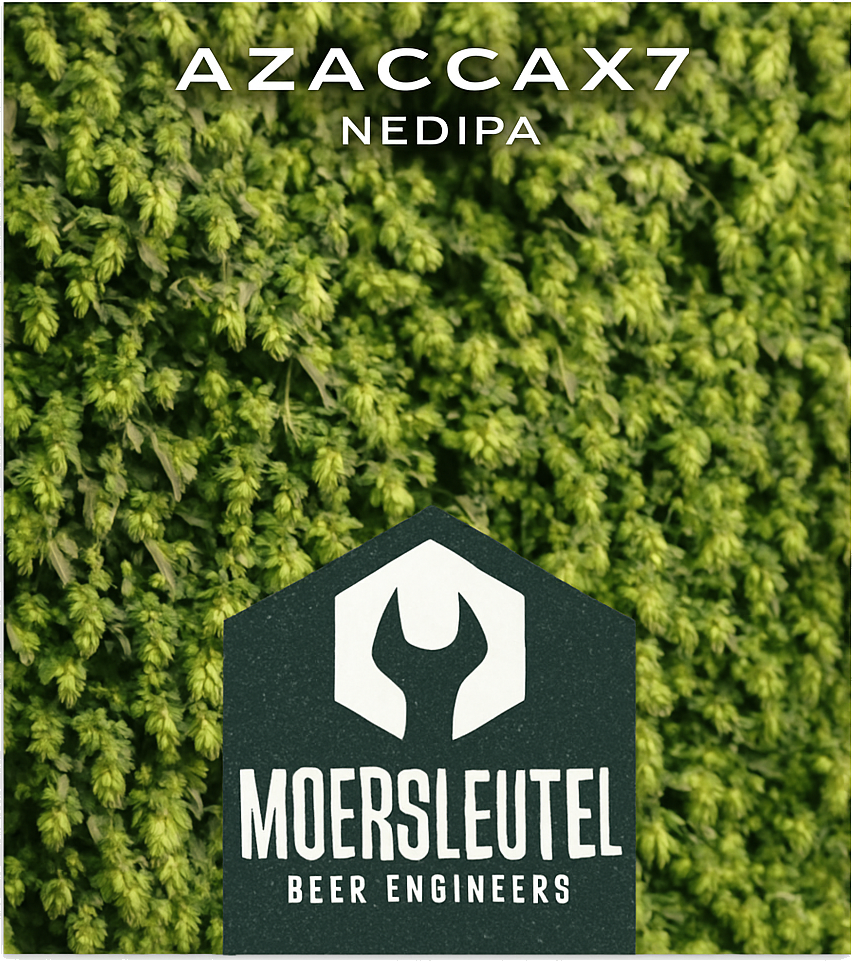 Etiket van Moersleutel Azacca x7